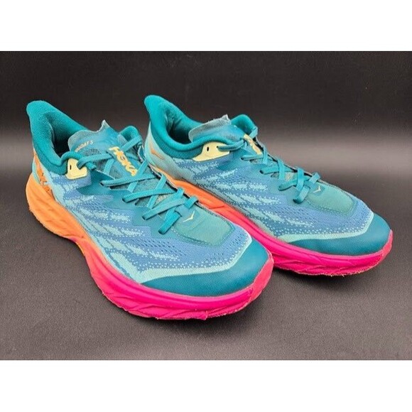 Hoka One One Shoes Mens 12 D Speedgoat 5 Blue Running Trail Outdoor Hiking main image 6